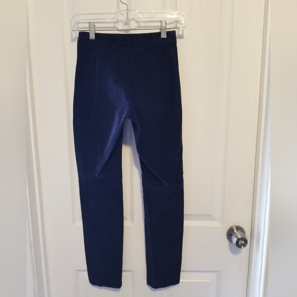 Babaton Pants Corduroy Women's Size 00 Color Blue - Picture 2 of 12